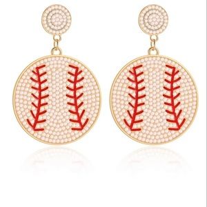 Baseball Earrings